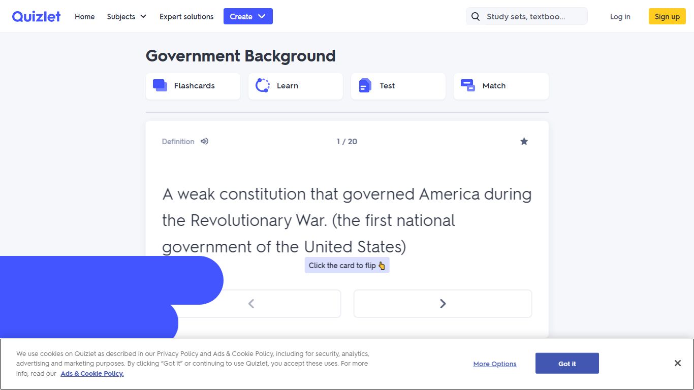 Government Background Flashcards | Quizlet